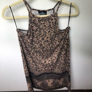 High Neck Angie Floral Print Dress